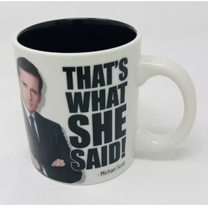 The Office Mug “That’s What She Said" COFFEE Michael Scott Spencer Gifts XL Mug